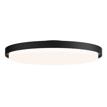 Maxim Lighting Float 16'' LED Flush Mount, Black 57316BK